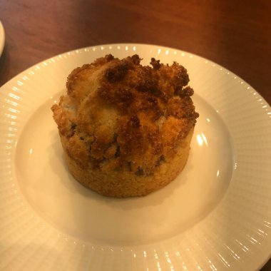 Lezzetli bir pastanın yakın çekimi.