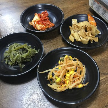 Lezzetli yiyeceklerin yakın görüntüsü