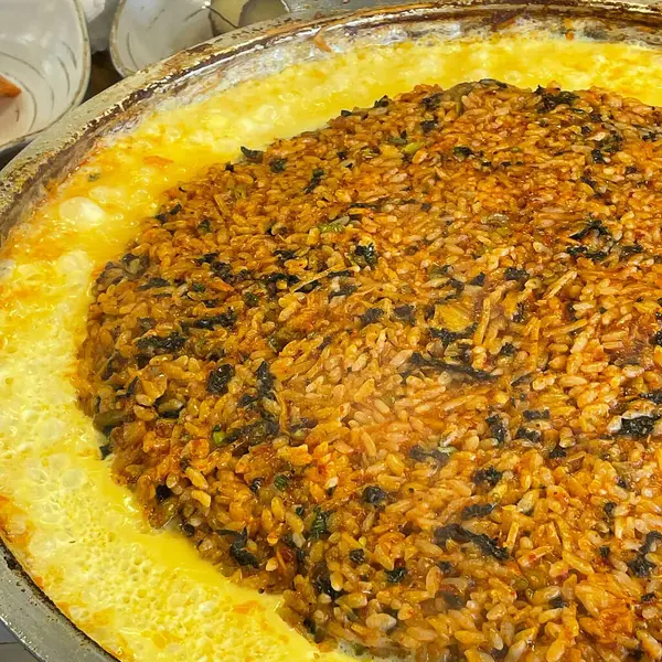 Lezzetli Asya mutfağının yakın görüntüsü