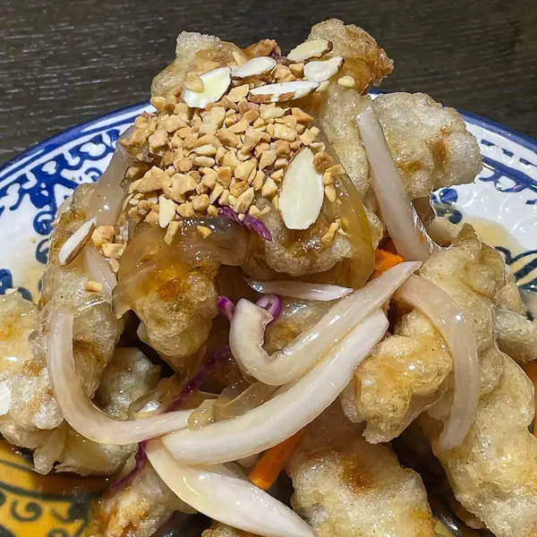 sarımsaklı kızarmış kalamar