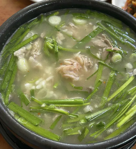 Çorbanın mutfak fotoğrafı.