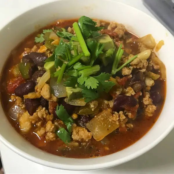 Lezzetli Asya yemeklerinin yakın görüntüsü