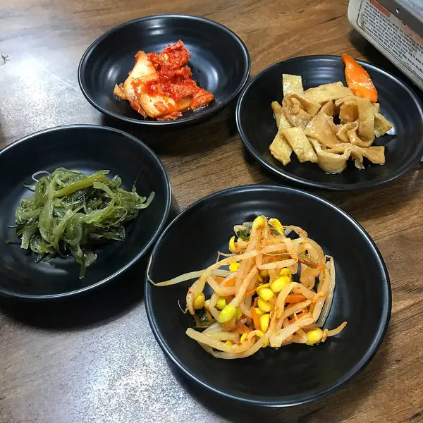 Lezzetli yiyeceklerin yakın görüntüsü