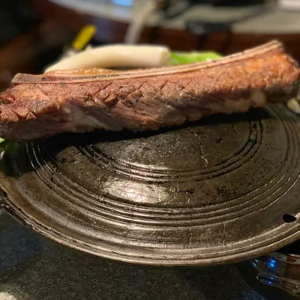 close up of a delicious grilled food