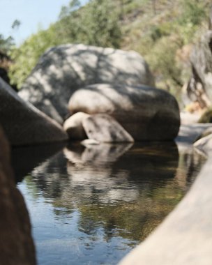 Parktaki güzel şelale
