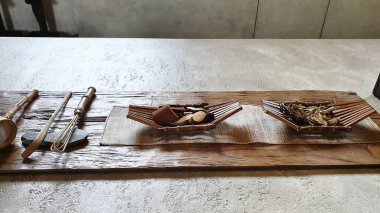 Lezzetli yemekler, seçici odaklanma.