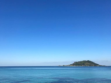 Güzel deniz manzarası ve gökyüzü