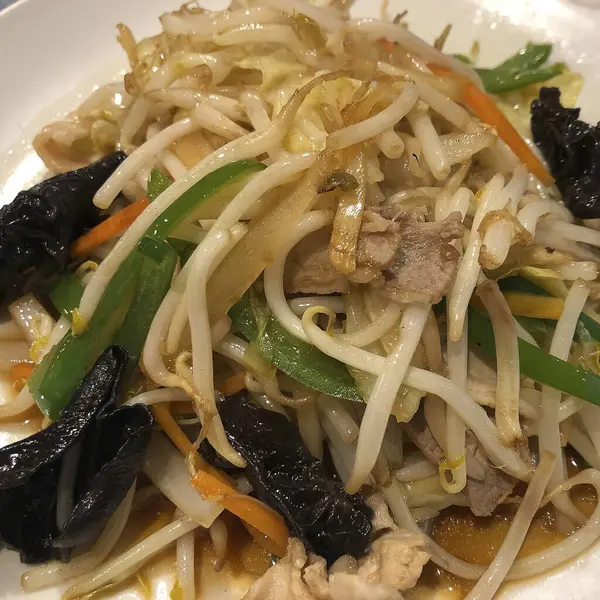 Lezzetli Asya mutfağının yakın görüntüsü