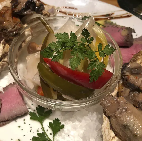 Lezzetli yemekler, seçici odaklanma.