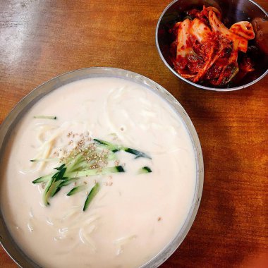 Lezzetli Asya mutfağının yakın görüntüsü