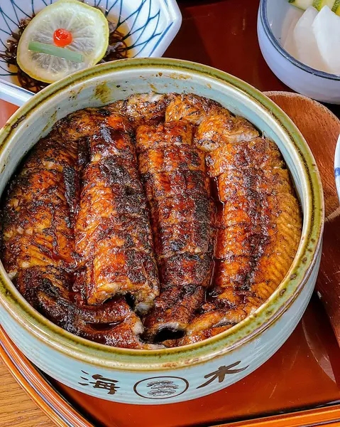 grilled pork with sauce and spices