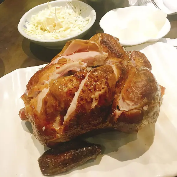 Lezzetli yiyeceklerin yakın görüntüsü