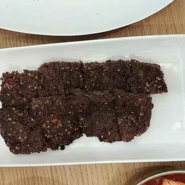 Lezzetli Asya yemeklerinin yakın görüntüsü