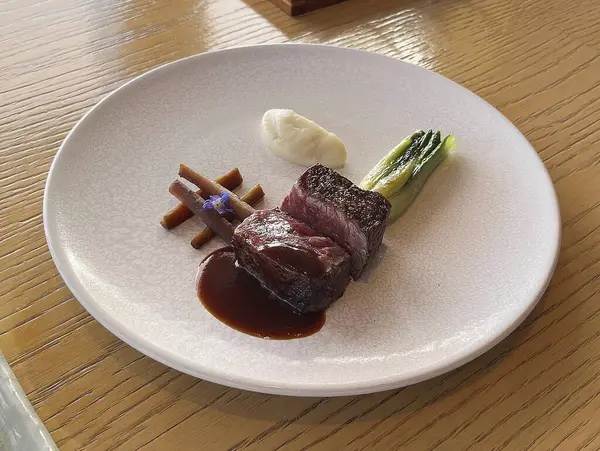 Kızarmış sığır eti fotoğrafı.