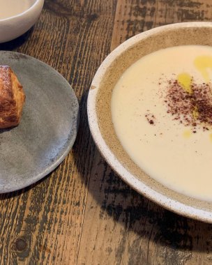 Lezzetli yiyeceklerin yakın görüntüsü