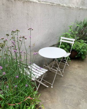 Bahçenin güzel manzarası