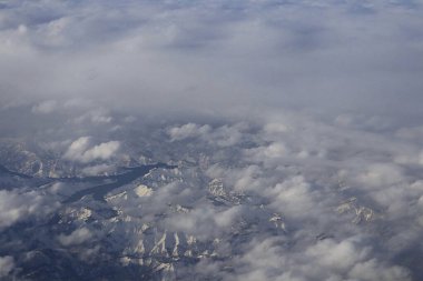 Dağların güzel manzarası