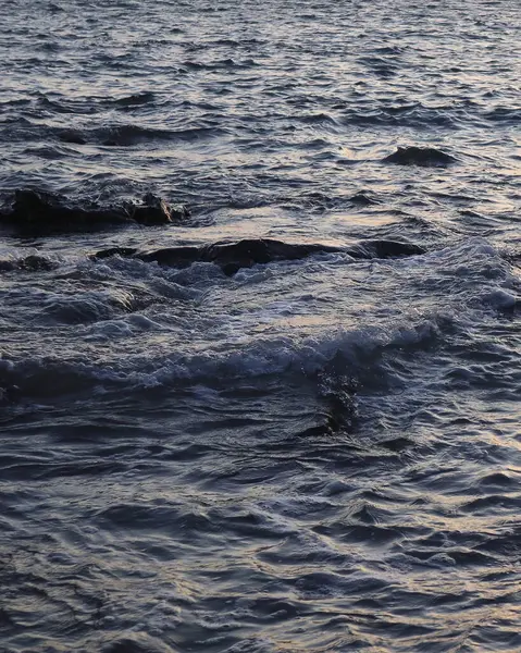 Sahilde güzel deniz dalgaları