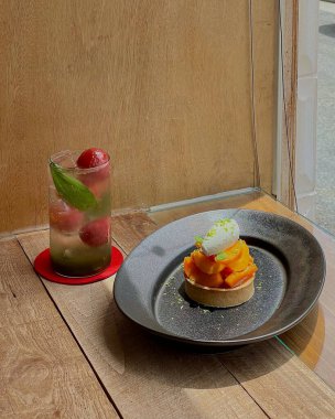 Pastanın mutfak fotoğrafı.