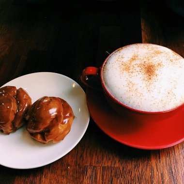 Lezzetli taze çörek.