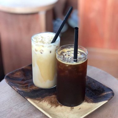 Buz küplü buzlu kahve.