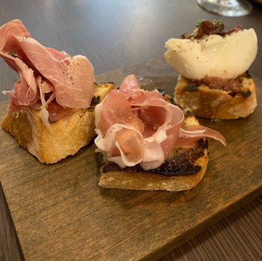 Bruschetta ahşap oyun tahtası