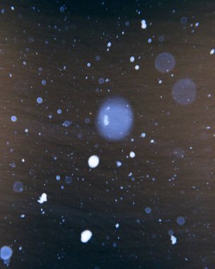 mavi parıltılı bokeh arkaplanı