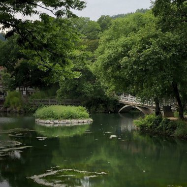 Parkın güzel manzarası
