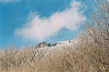 Dağların güzel manzarası