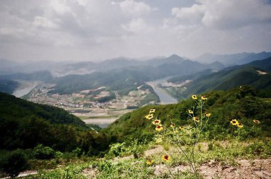 Güzel dağ manzarası. doğa arkaplanı