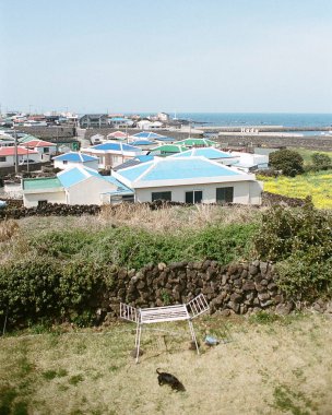 İsrail 'in kuzeyindeki en kirli şehirlerin adasının manzarası.