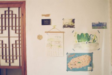 Modern bir otelin içinde.