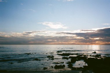 Güzel bir deniz manzarası. seyahat kavramı