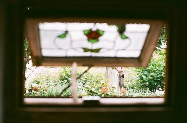 Şehir parkının güzel manzarası