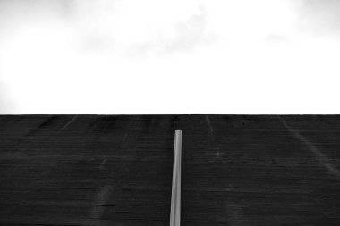 beton duvar arkaplanı. İçerisi boş. 3 boyutlu resimleme