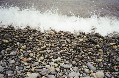 Deniz kıyısının güzel manzarası