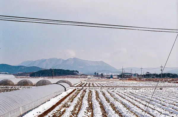 Köydeki dağların manzarası