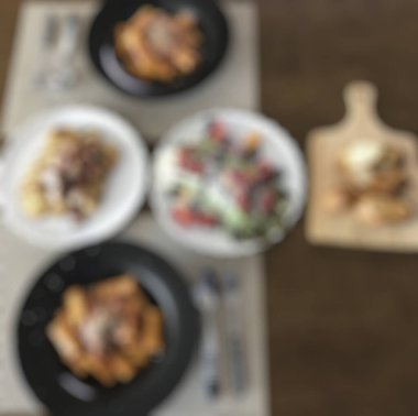 soyut bulanık yiyecek arkaplanı