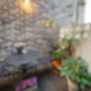 Arka plan bulanık ve bahçenin bulanık