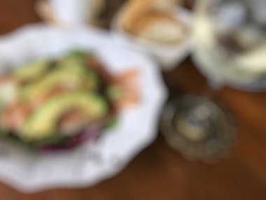 Lezzetli karidesli salata