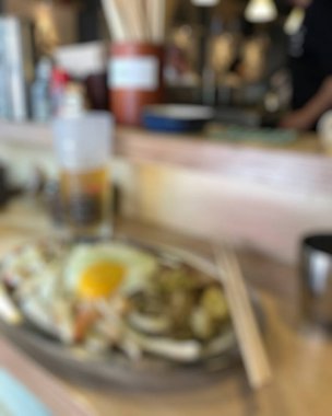 Bulanık restoran arkaplanı