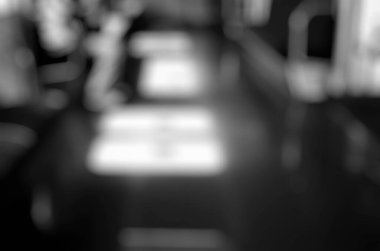 Londra 'daki şehir caddesinin bulanık ve bulanık arkaplanı