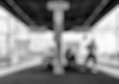 Trenin bulanık arkaplanı