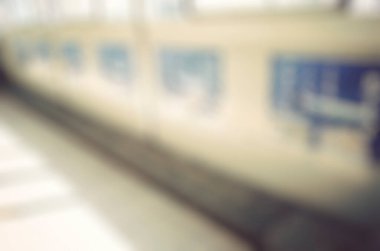 Modern metronun bulanık arkaplanı