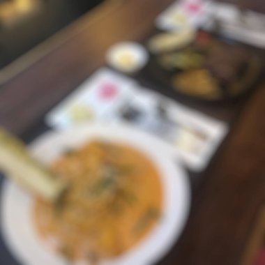 Lokanta kafesinin soyut bulanıklığı