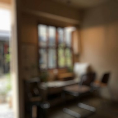 Bulanık lüks boş oturma odası