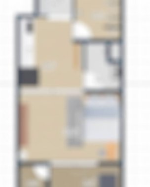 İnşaat evi vitrininde bulanıklık