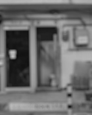 Japonya 'daki tren istasyonunun bulanık görüntüsü