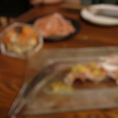 Masada nefis ve estetik yemekler.