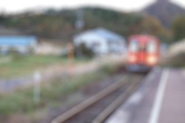 Tren istasyonu bulanık arkaplanı